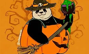 I Draw Illustrations Of Pandas, Here Is The Halloween Edition (13 Pics)