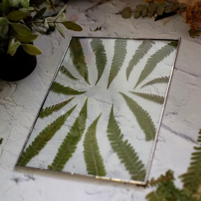 I Made Unique Handmade Tiffany Jewelry From Glass, Real Flowers And Fern