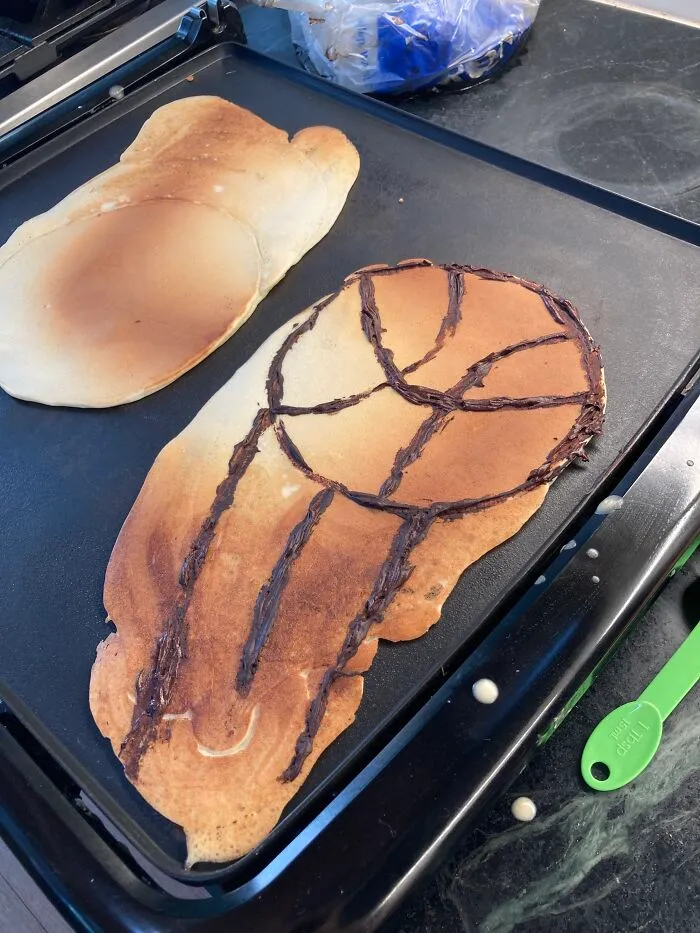 I Call This One “The Different Approach On A “Failed” Pancake.” :)