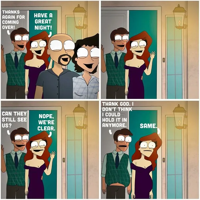 Hilarious And Slightly Naughty Comics That You Might Want To Keep To Yourself By This Artist (40 Pics)