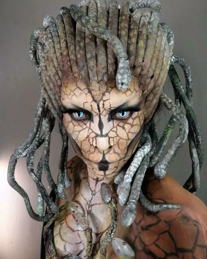 This Makeup Artist Can Turn Herself Into Any Creature, Here Are 35 Of Her Impressive Makeovers