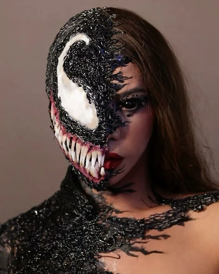 This Makeup Artist Can Turn Herself Into Any Creature, Here Are 35 Of Her Impressive Makeovers