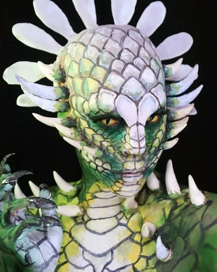 This Makeup Artist Can Turn Herself Into Any Creature, Here Are 35 Of Her Impressive Makeovers