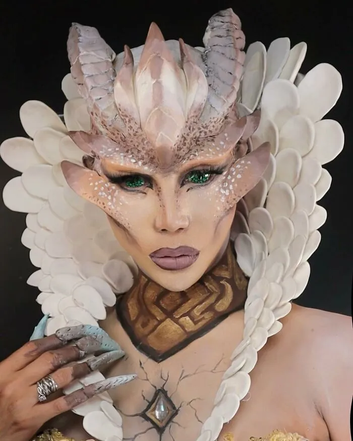 This Makeup Artist Can Turn Herself Into Any Creature, Here Are 35 Of Her Impressive Makeovers