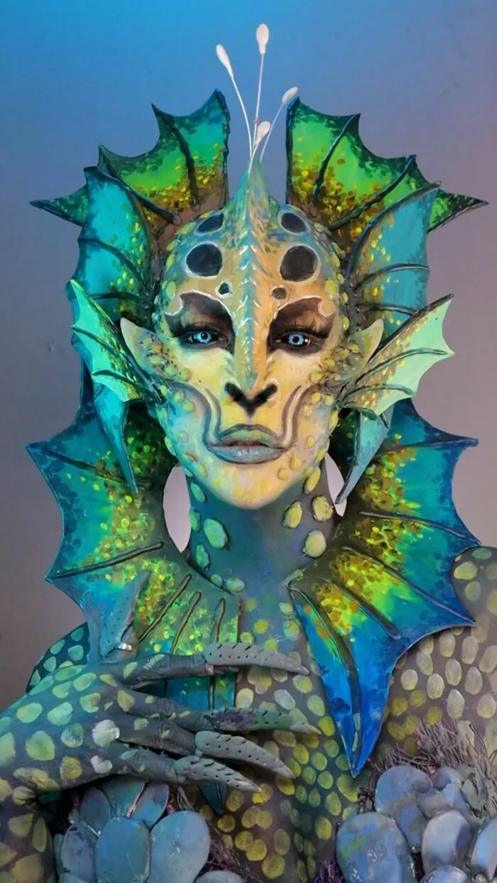 This Makeup Artist Can Turn Herself Into Any Creature, Here Are 35 Of Her Impressive Makeovers