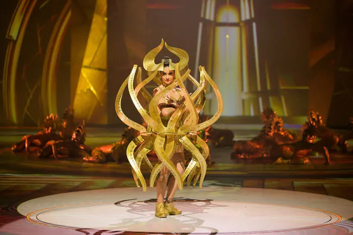 Third Prize Award In The Gold Section: "The Golden Chakra"
