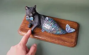 My Collection Of Dog And Cat Sculptures That I Made From Polymer Clay (30 Pics)