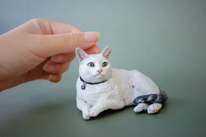 My Collection Of Dog And Cat Sculptures That I Made From Polymer Clay (30 Pics)