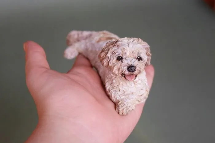 My Collection Of Dog And Cat Sculptures That I Made From Polymer Clay (30 Pics)