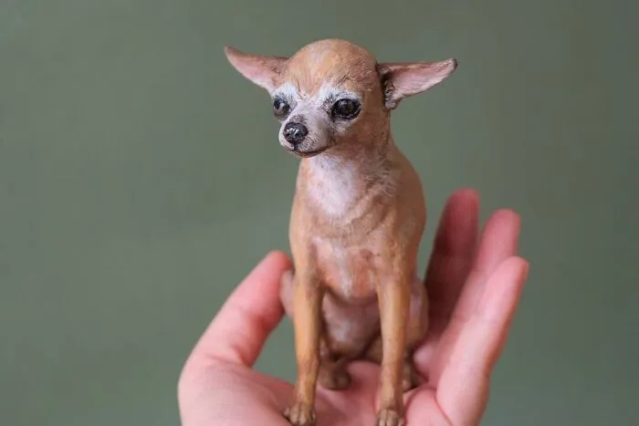 My Collection Of Dog And Cat Sculptures That I Made From Polymer Clay (30 Pics)