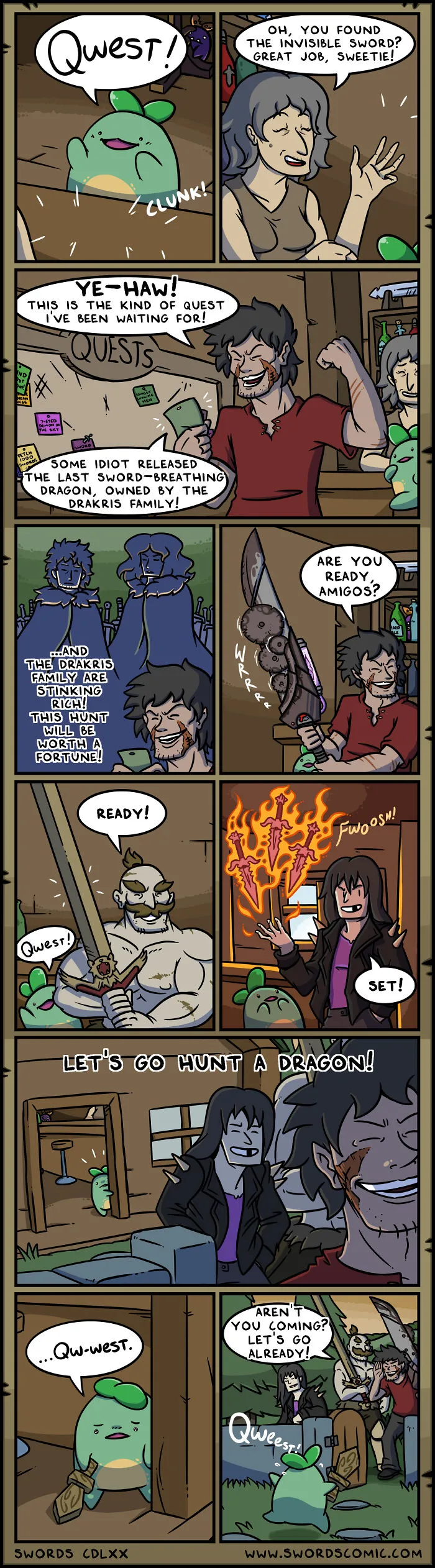 I Make Comics About A Fantasy World Where Everyone And Everything’s Weapon Of Choice Is A Sword (19 New Pics)