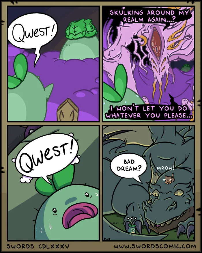 I Make Comics About A Fantasy World Where Everyone And Everything’s Weapon Of Choice Is A Sword (19 New Pics)