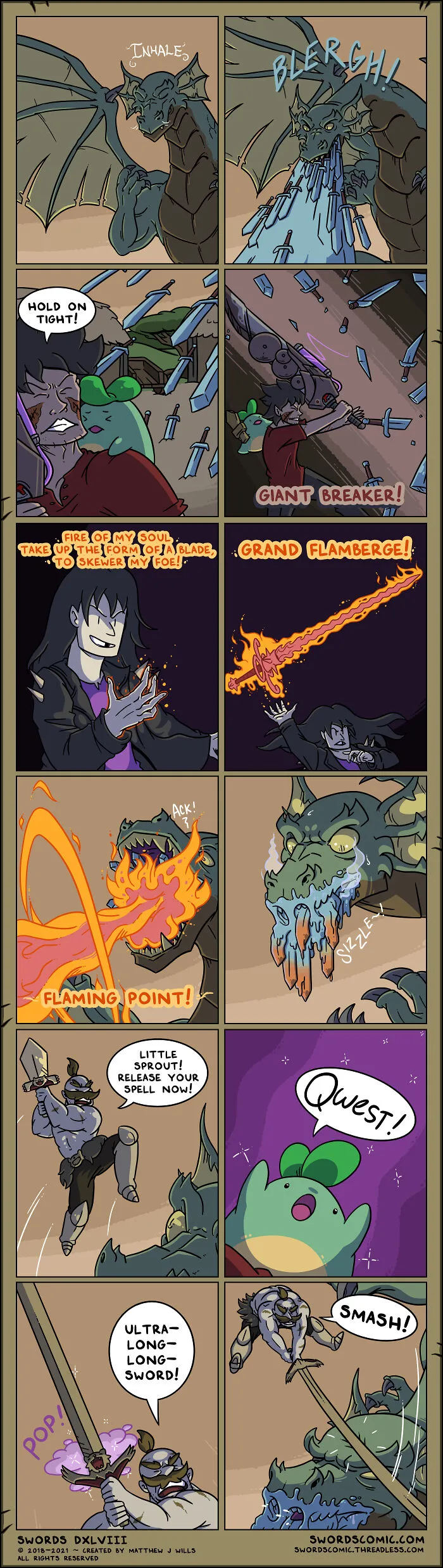 I Make Comics About A Fantasy World Where Everyone And Everything’s Weapon Of Choice Is A Sword (19 New Pics)