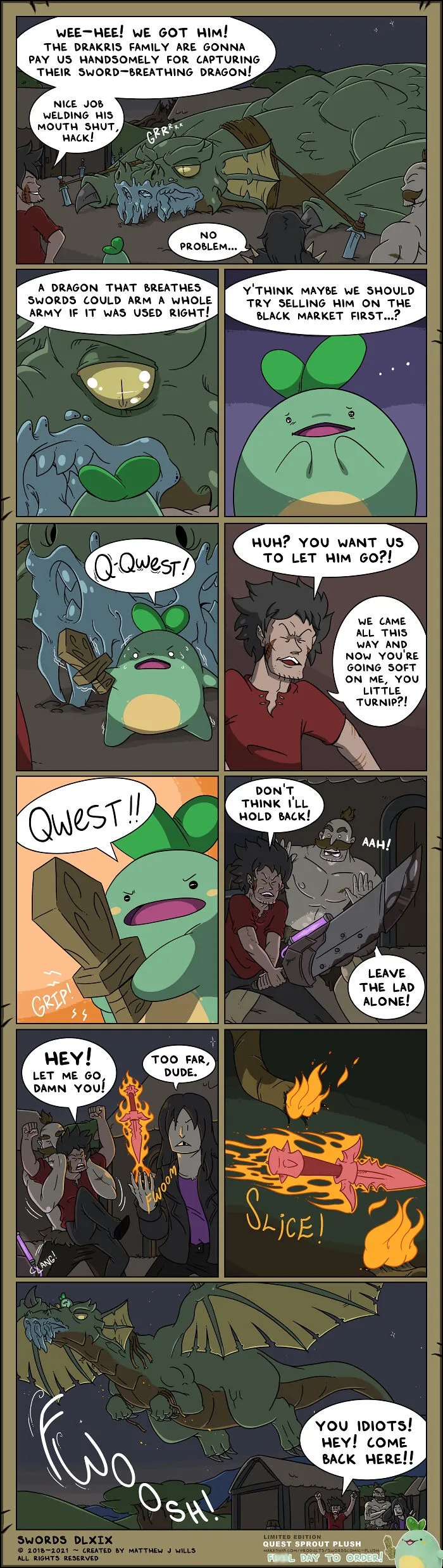 I Make Comics About A Fantasy World Where Everyone And Everything’s Weapon Of Choice Is A Sword (19 New Pics)