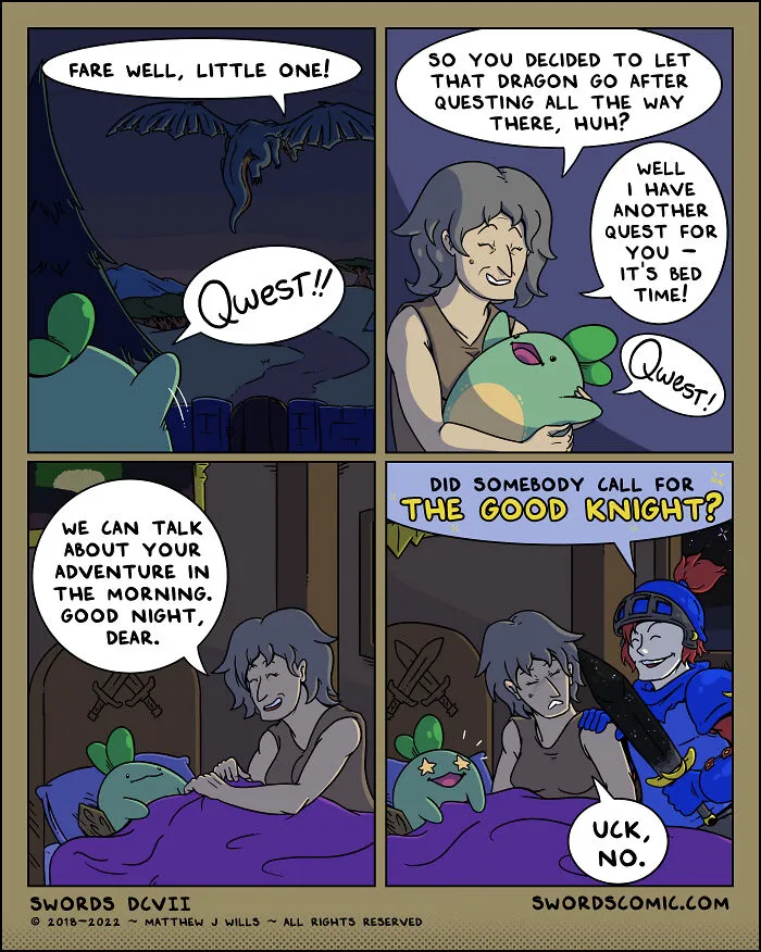 I Make Comics About A Fantasy World Where Everyone And Everything’s Weapon Of Choice Is A Sword (19 New Pics)