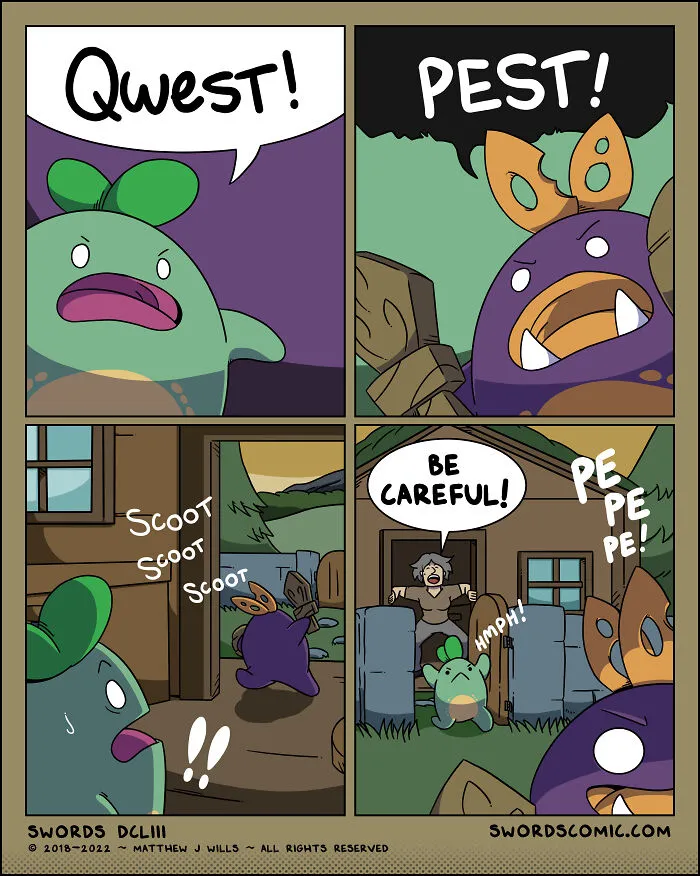 I Make Comics About A Fantasy World Where Everyone And Everything’s Weapon Of Choice Is A Sword (19 New Pics)