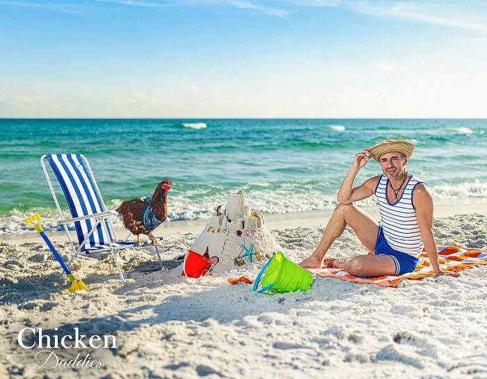 The 2024 Chicken Daddies Calendar Unveils 13 Hilarious Men-Chicken Moments