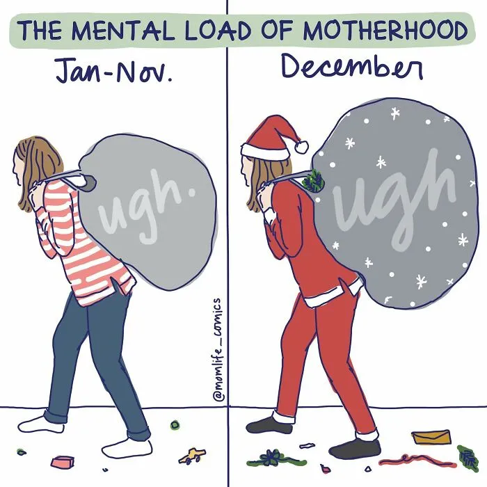 Artist Creates Mom Life Comics To Raise Awareness Of Double Standards And Household Inequality (30 Pics)