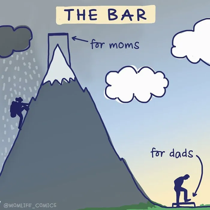 Artist Creates Mom Life Comics To Raise Awareness Of Double Standards And Household Inequality (30 Pics)