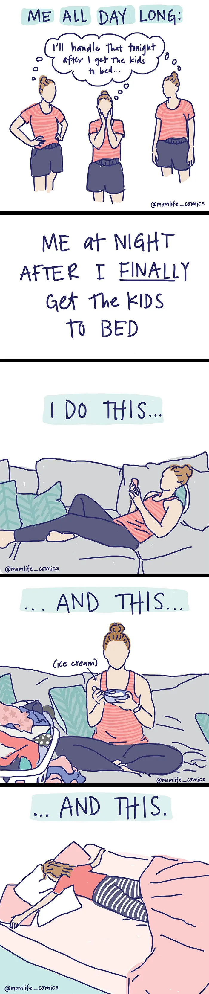 Artist Creates Mom Life Comics To Raise Awareness Of Double Standards And Household Inequality (30 Pics)