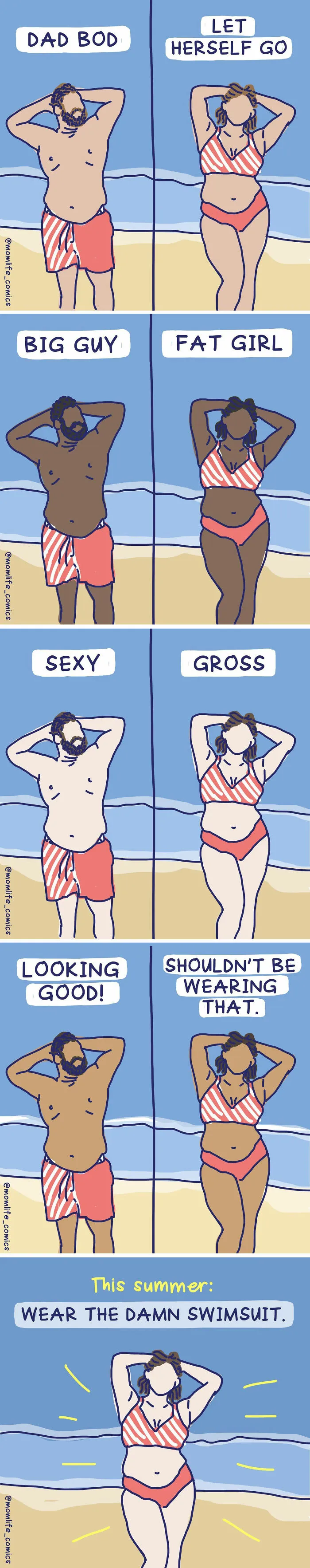 Artist Creates Mom Life Comics To Raise Awareness Of Double Standards And Household Inequality (30 Pics)