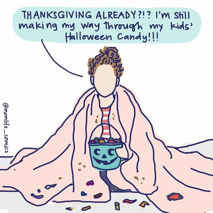 A Comic About Eating Halloween Candies