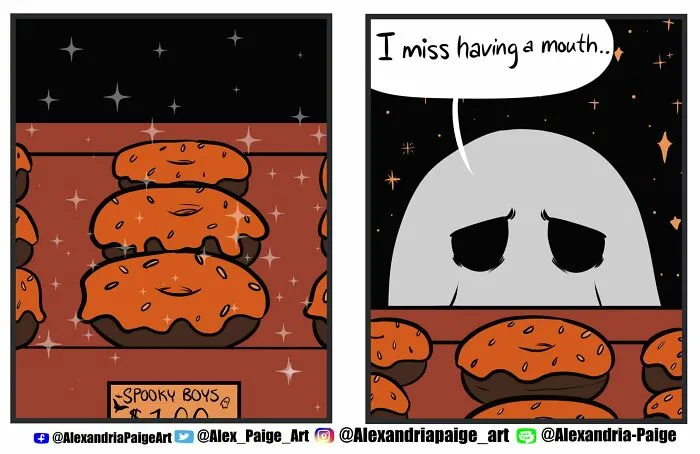 44 Humorous Comics About Supernatural Beings Living Simple Everyday Lives Created By This Artist
