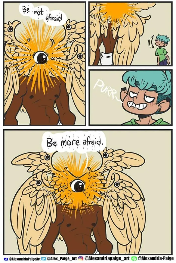 44 Humorous Comics About Supernatural Beings Living Simple Everyday Lives Created By This Artist