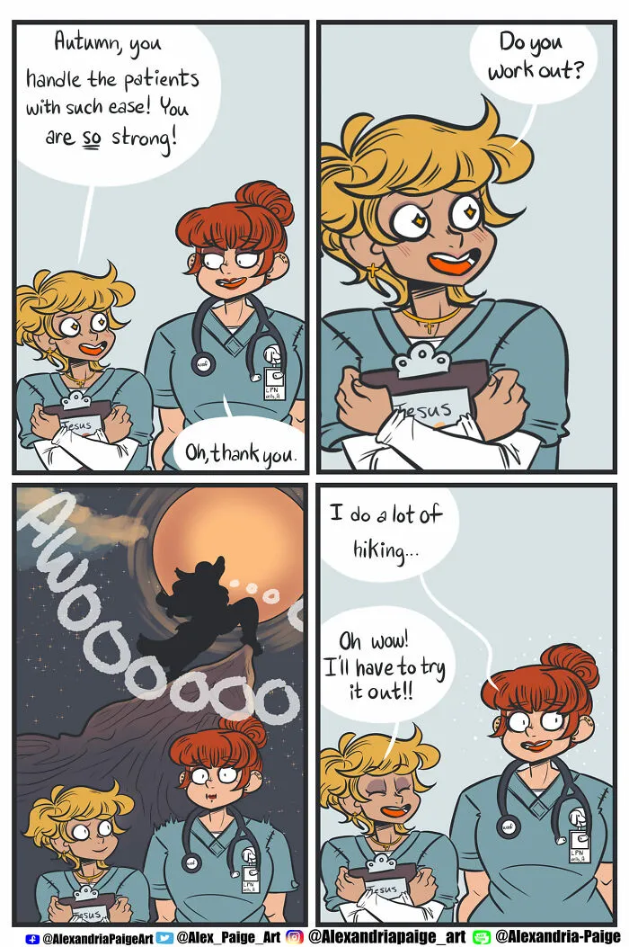 44 Humorous Comics About Supernatural Beings Living Simple Everyday Lives Created By This Artist