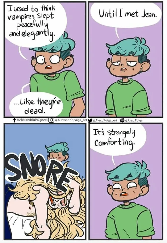 44 Humorous Comics About Supernatural Beings Living Simple Everyday Lives Created By This Artist
