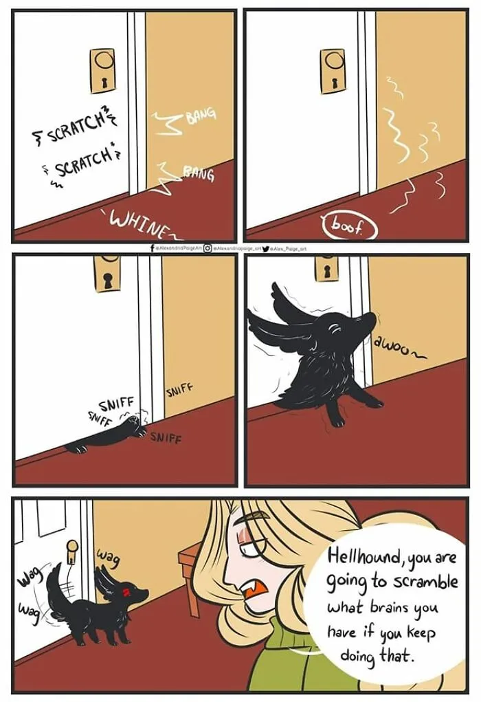 44 Humorous Comics About Supernatural Beings Living Simple Everyday Lives Created By This Artist