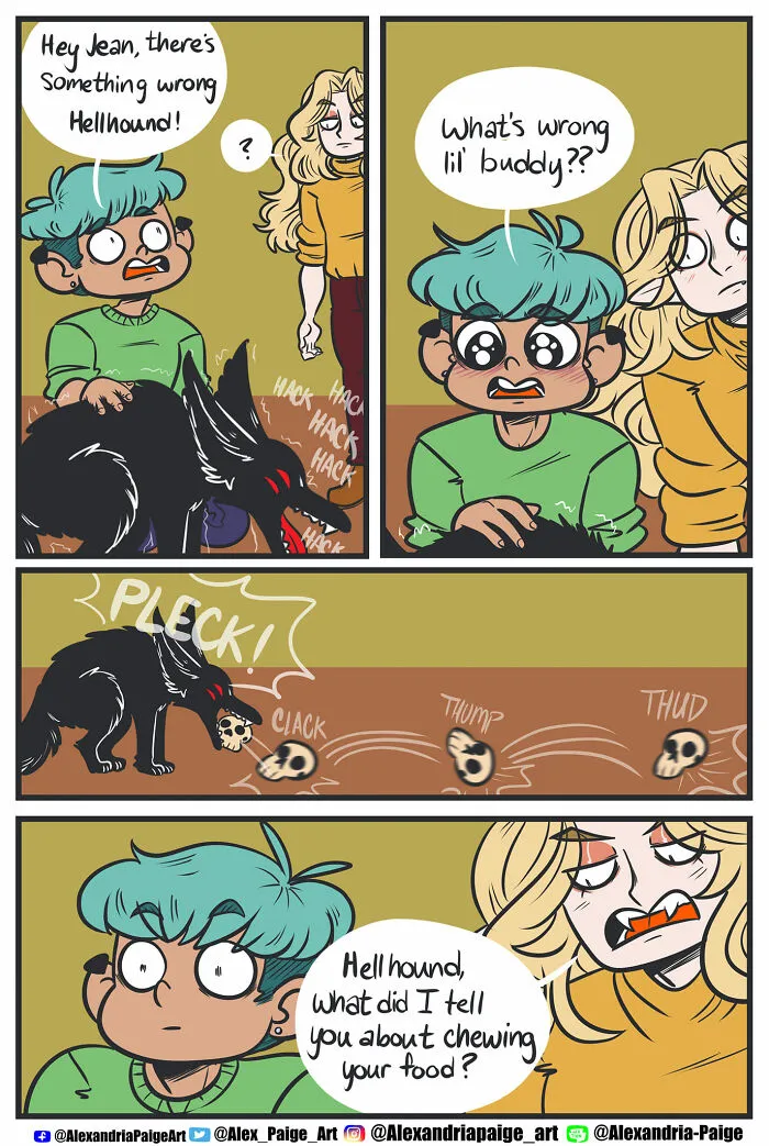 44 Humorous Comics About Supernatural Beings Living Simple Everyday Lives Created By This Artist