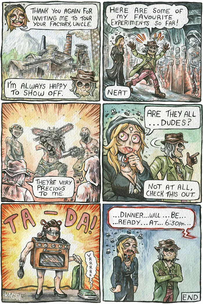 This Artist Creates Spooky Comics inspired By “Resident Evil” (30 Pics)