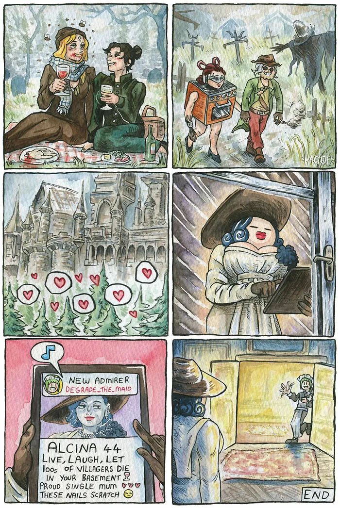 This Artist Creates Spooky Comics inspired By “Resident Evil” (30 Pics)