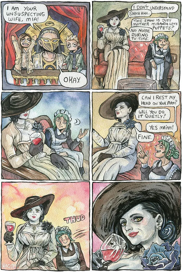 This Artist Creates Spooky Comics inspired By “Resident Evil” (30 Pics)