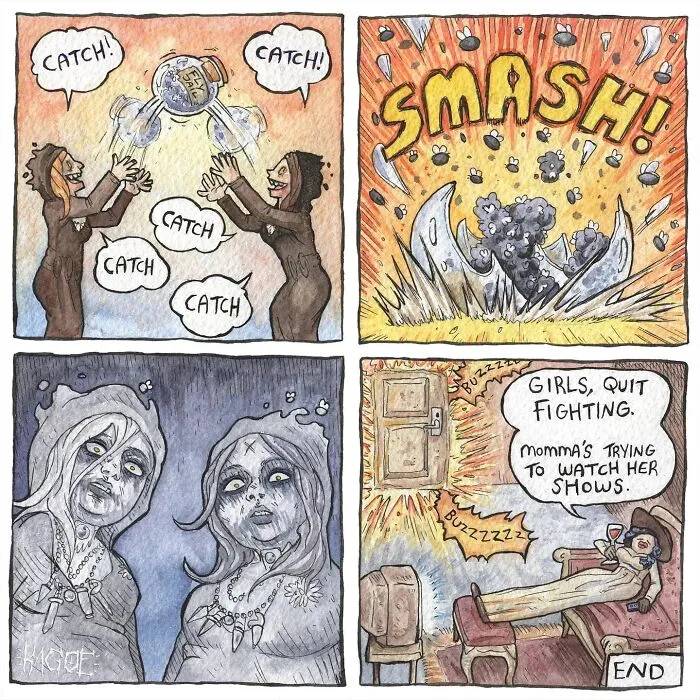 This Artist Creates Spooky Comics inspired By “Resident Evil” (30 Pics)