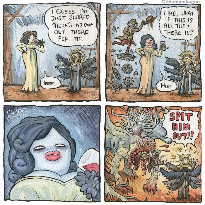 This Artist Creates Spooky Comics inspired By “Resident Evil” (30 Pics)
