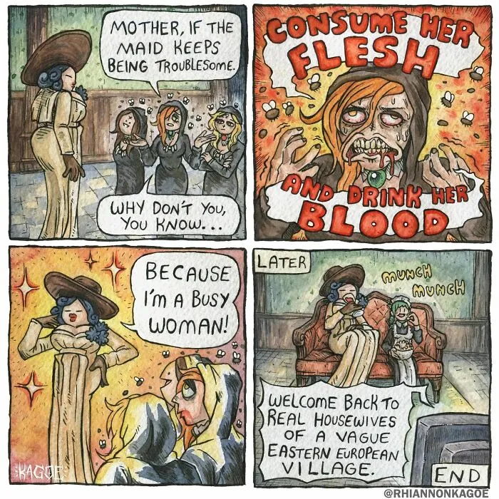 This Artist Creates Spooky Comics inspired By “Resident Evil” (30 Pics)