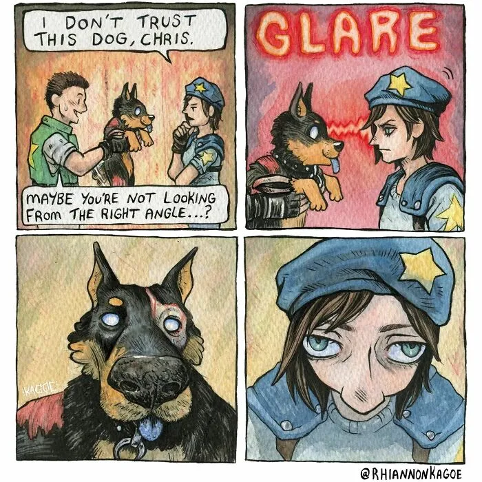 This Artist Creates Spooky Comics inspired By “Resident Evil” (30 Pics)
