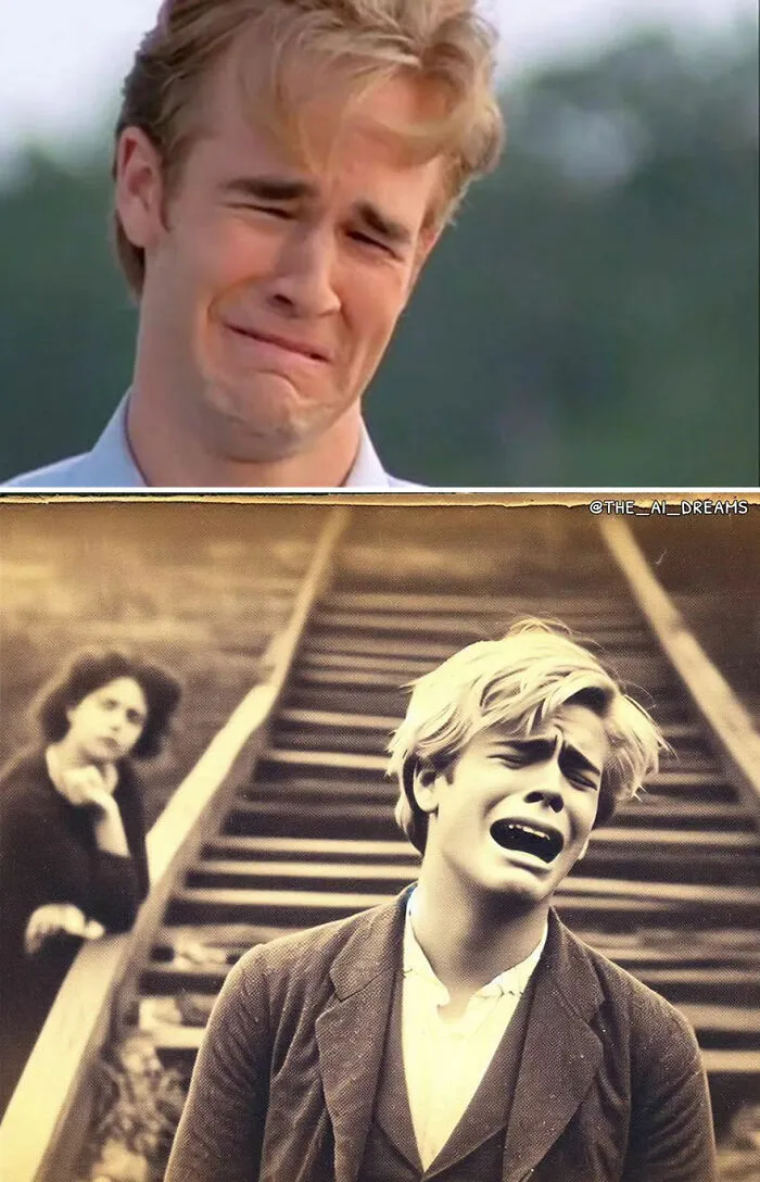 20 AI Recreations Of Popular Memes Shown As If They Were Captured Back In Time