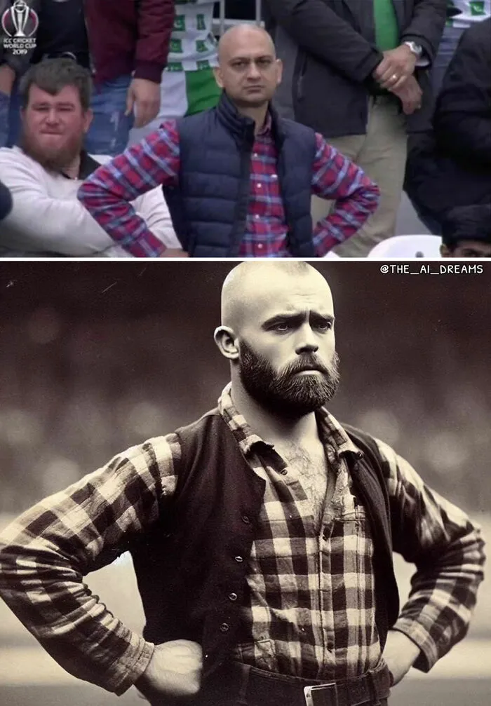20 AI Recreations Of Popular Memes Shown As If They Were Captured Back In Time