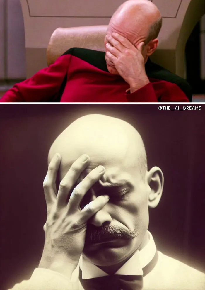 20 AI Recreations Of Popular Memes Shown As If They Were Captured Back In Time