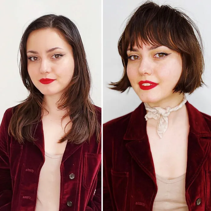 This Hairstylist Shows How A Good Haircut Transforms People And These 30 Pics Prove It
