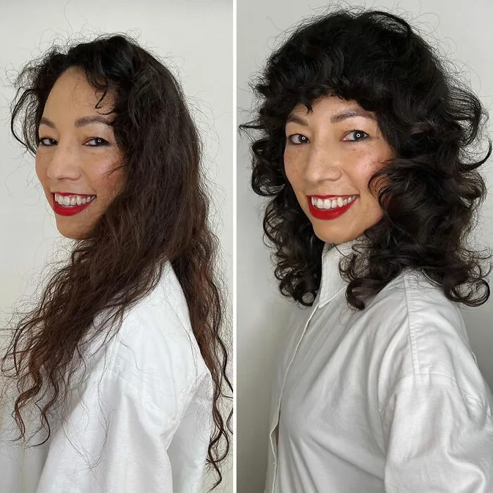 This Hairstylist Shows How A Good Haircut Transforms People And These 30 Pics Prove It