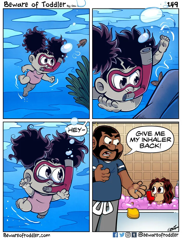 Toddlerhood: 32 Comics Loosely Based On My Experiences As A Stay-At-Home Parent