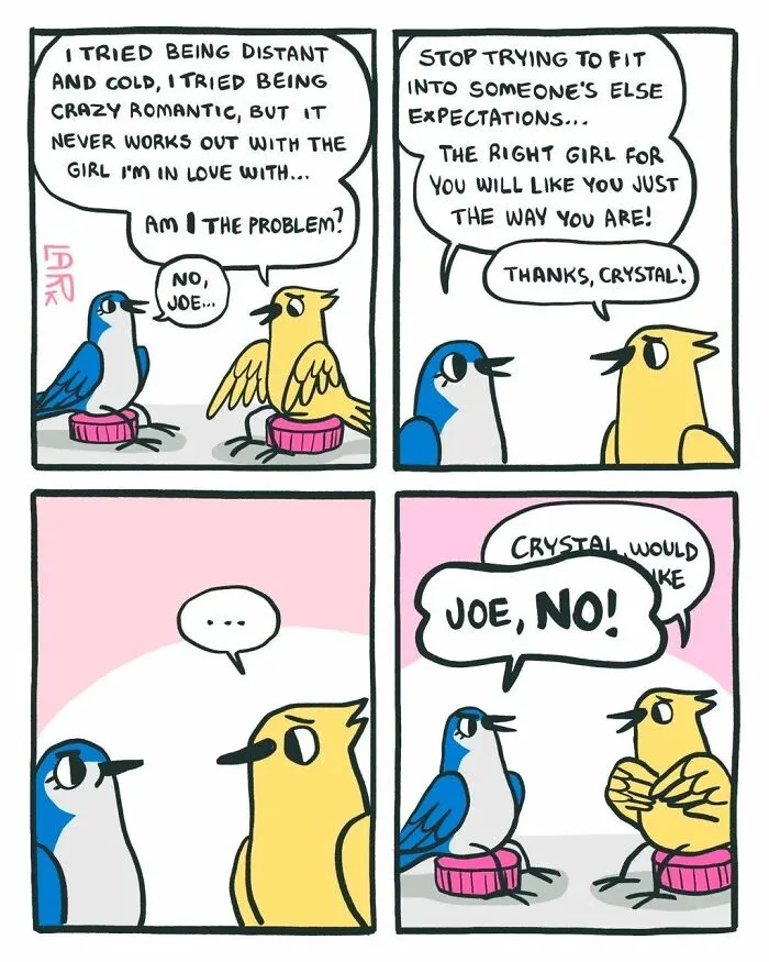 40 Funny Comics About A Cat Hiring Birds In His Company By This Brazilian Artist