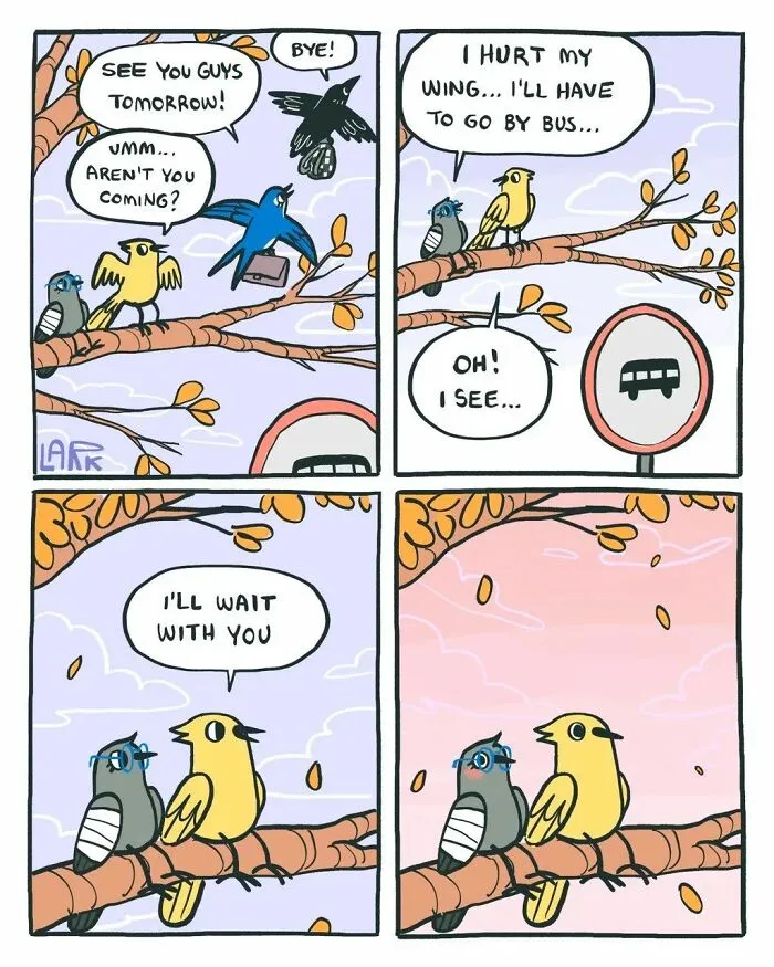 40 Funny Comics About A Cat Hiring Birds In His Company By This Brazilian Artist