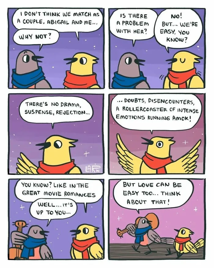 40 Funny Comics About A Cat Hiring Birds In His Company By This Brazilian Artist