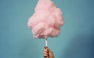An Artificial Visit To The Cotton Candy Factory, 1967 (Ai-Art)