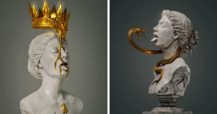 Sensual Artistry Meets Divine Beauty: My 3D Renditions Of Classical Goddesses (19 Pics)